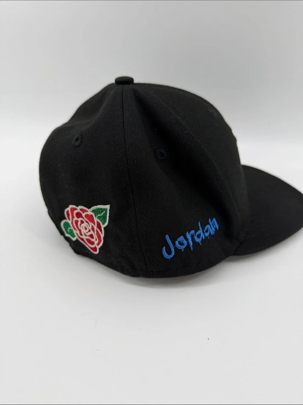 NY‎ Yankees Floral/Hypebeast Streetwear BlackCap w/RedRose BlueJordan Sz7.1/4